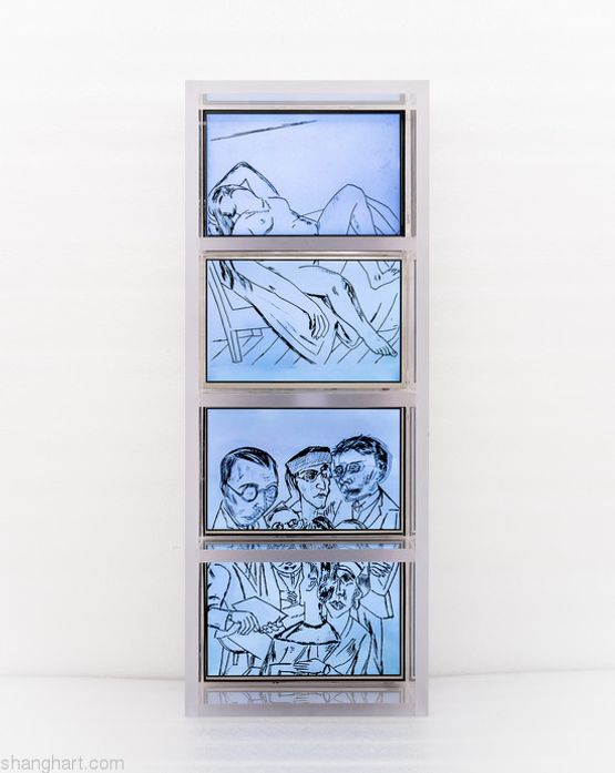 100 Years in 1 Minute Max Beckmann by Hu Jieming contemporary artwork Moving Image