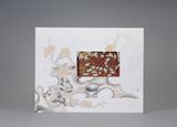 Contemplating Silence by Tingting Li contemporary artwork mixed media