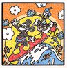 Disney Doodles - Hawaiian Holiday by Mr Doodle contemporary artwork Print