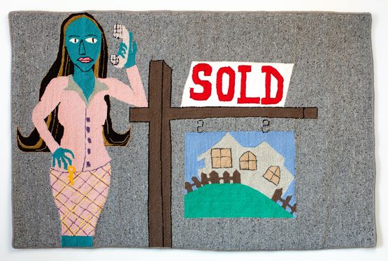 Real Estate Agent by Claudia Kogachi contemporary artwork Sculpture