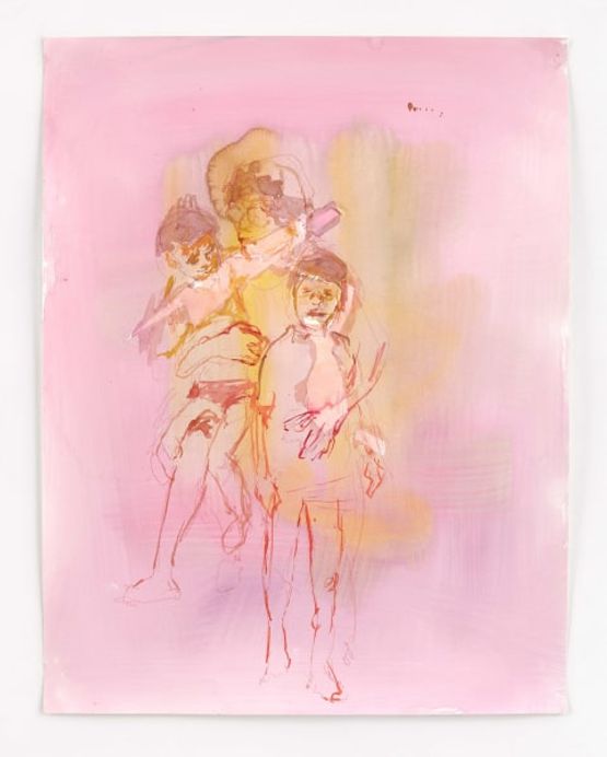 untitled Mama Manacore by Robert Muntean contemporary artwork Painting
