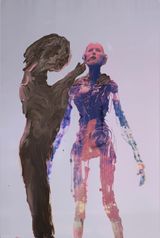 Daughter BWOAM by Tala Madani contemporary artwork painting