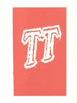 T from Hockneys Alphabet by David Hockney contemporary artwork print