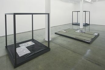 Contemporary art exhibition Tom Burr Stages  Extended to 617 September at Maureen Paley London United Kingdom
