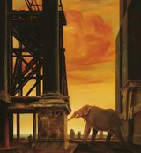 The turning season by Rick Amor contemporary artwork painting