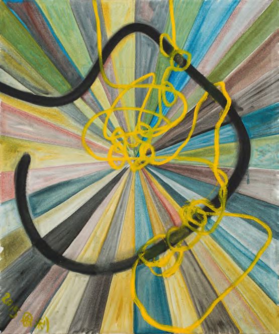 Curved by Zhang Enli contemporary artwork Painting