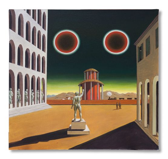 Studies into the Past by Laurent Grasso contemporary artwork Painting