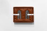 Water-Repellent Case with Secured Table Hinges by Annika Thiems contemporary artwork sculpture