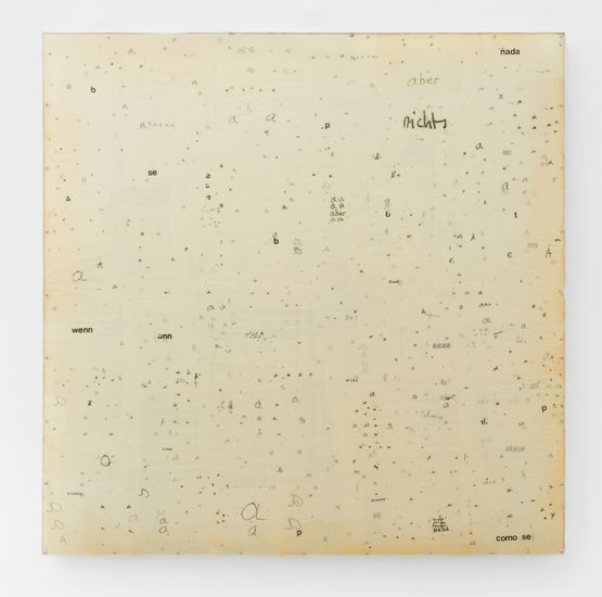 Untitled from the Graphic Objects series by Mira Schendel contemporary artwork Works on Paper