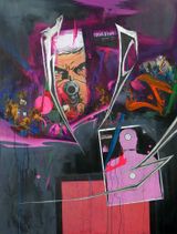 OPEN FIRE by Ian Tee contemporary artwork painting works on paper