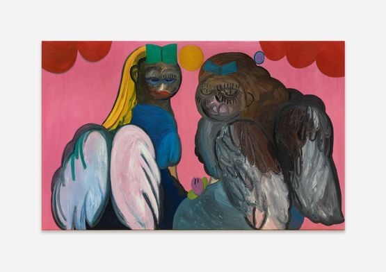 Summer Play III by Trude Viken contemporary artwork Painting
