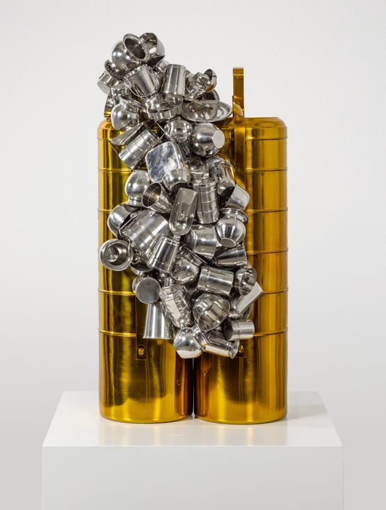 Twin I by Subodh Gupta contemporary artwork Painting