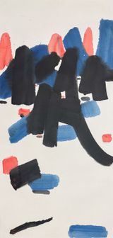 Abstract Landscape A65-67 by Lui Shou-Kwan contemporary artwork painting works on paper
