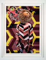 inside another land 18 by Del Kathryn Barton contemporary artwork mixed media