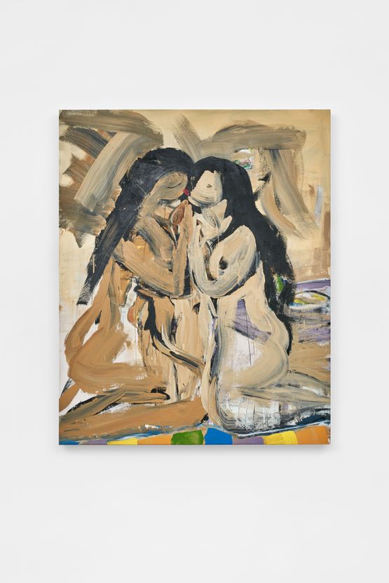 That Kiss after da Umbertos by Lucy Liu contemporary artwork Painting