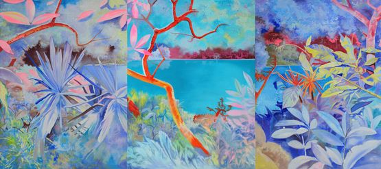 New World by Xiong Yu contemporary artwork Painting