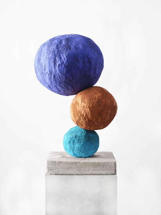 Stack 3 Studio Purple by Annie Morris contemporary artwork Sculpture
