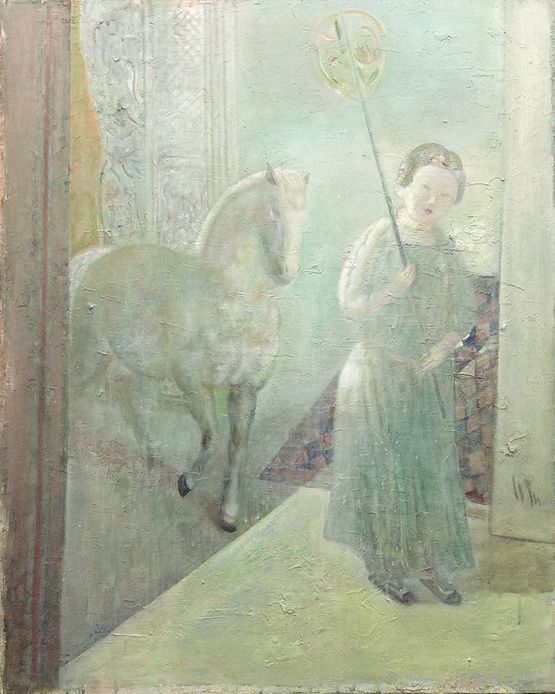 Caress of the Moon-13 II  Caresse lunaire-13 II by Leng Hong contemporary artwork Painting