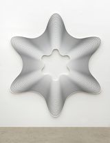 Delay Exa  3 Black to White by Philippe Decrauzat contemporary artwork sculpture