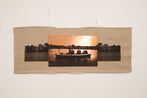 Ties on a Boat in the Lake by Manal Aldowayan contemporary artwork Print