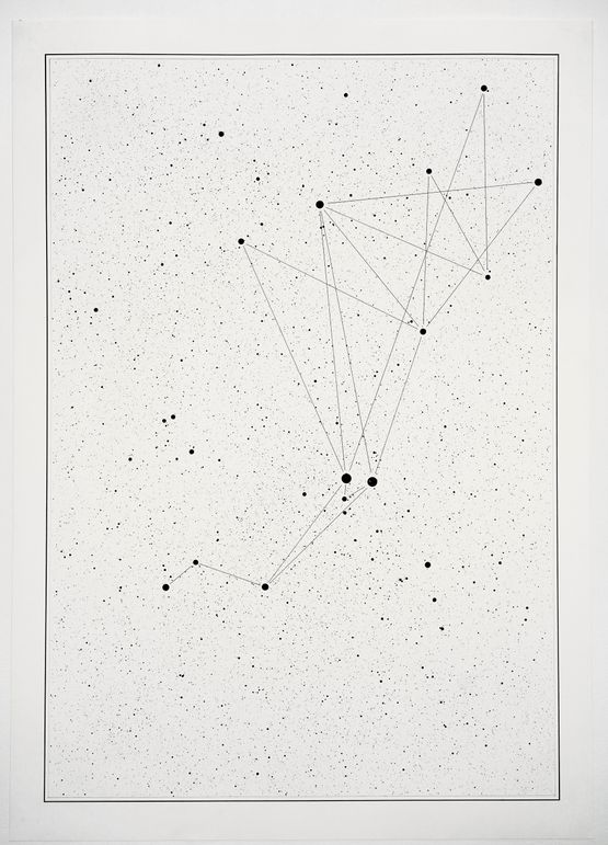 I saw all the letters in all the stars 4 by Timo Nasseri contemporary artwork Painting