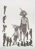 Generation Wish Yielding Trees and Atomic Tree 59 by Joydeb Roaja contemporary artwork Works on Paper