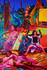 Anthroporn 1 by Zico Albaiquni contemporary artwork painting works on paper