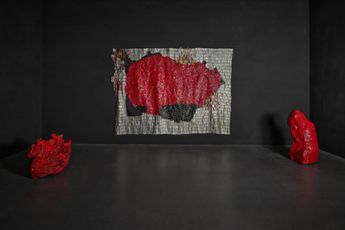 Contemporary art exhibition Group exhibition Human Traces Presence Absence and Material Memory at Axel Vervoordt Gallery Antwerp Belgium