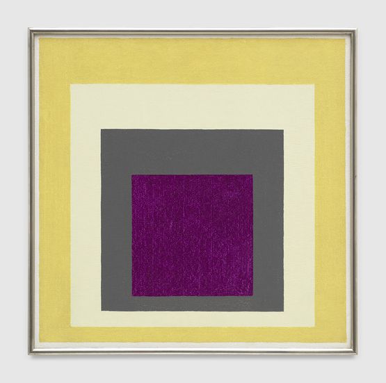 Study to Dedicated Homage to the Square by Josef Albers contemporary artwork Painting
