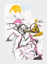 No Title Well thats my... by Raymond Pettibon contemporary artwork drawing painting works on paper