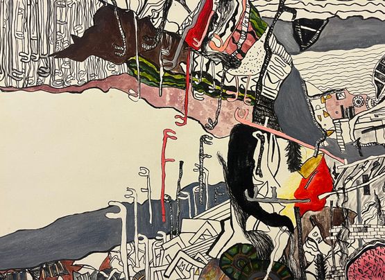 Mullivaikkal by Vinoja Tharmalingam contemporary artwork Painting
