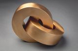 Two Bigger Rolling Rings by Maximilian Verhas contemporary artwork sculpture