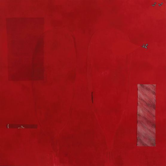 Red Nights by Pinaree Sanpitak contemporary artwork Painting