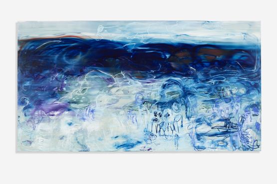 Meeresatem Breathing the shore by Janaina Tschape contemporary artwork Painting