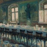 Banquet by Ioana Batranu contemporary artwork painting