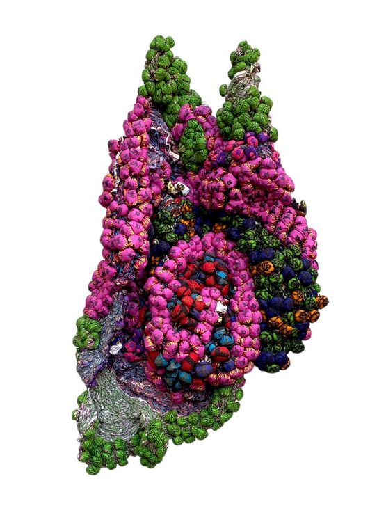 Sacrificial Living by Samuel Nnorom contemporary artwork Textile