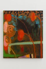 Red to Pink with Blue by Phoebe Unwin contemporary artwork painting works on paper