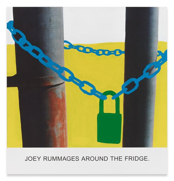 Joey Rummages Around... by John Baldessari contemporary artwork Print