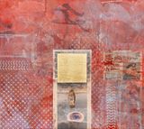Burning Square The Times by Mandy El-Sayegh contemporary artwork painting works on paper print