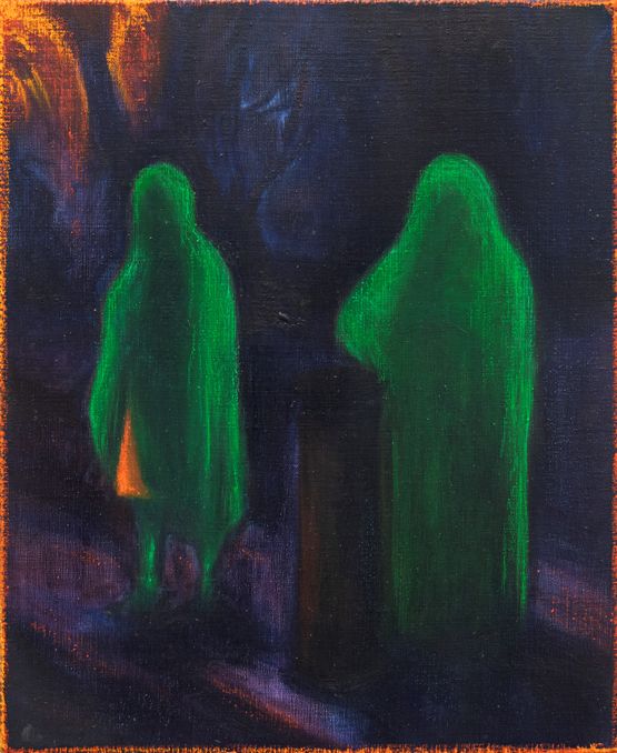 Cloaks by William Bennett contemporary artwork Painting