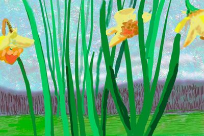 David Hockneys Pools Plants and Portraits at MOT in Tokyo