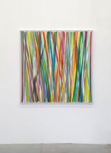 Vertikales Zig-Zag No. 10 by Beat Zoderer contemporary artwork painting