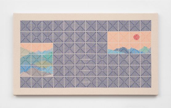 A Night Of Love by Jordan Nassar contemporary artwork Textile