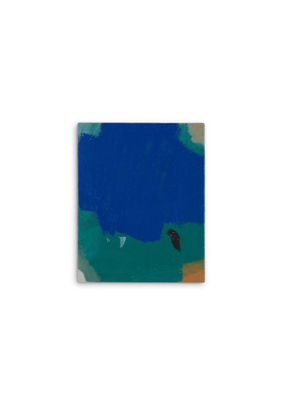 Blue Effigy by Richard Hearns contemporary artwork Painting