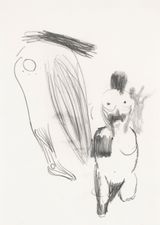 Untitled by Mark Manders contemporary artwork drawing works on paper