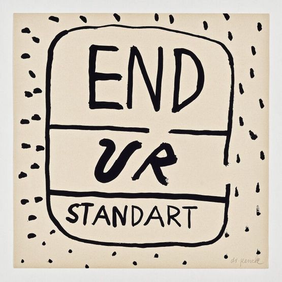 Ur End Standart I by A.R. Penck contemporary artwork Print