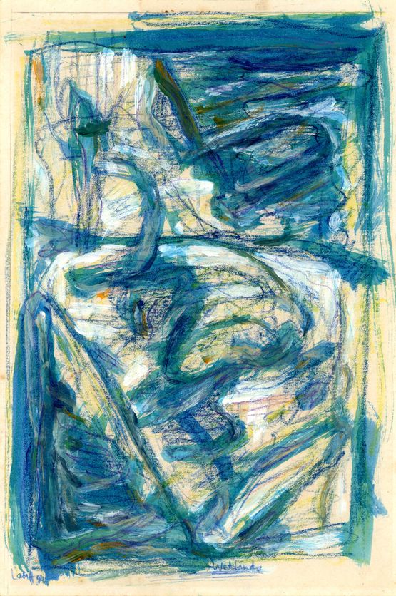 Wetlands 94- II by Latiff Mohidin contemporary artwork Works on Paper