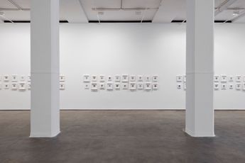 Contemporary art exhibition Liu Wei 180 Faces at Sean Kelly New York United States