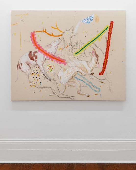 Dogma Desire and Departure 1 by Robby Bennett contemporary artwork Painting