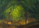 Fearful Truths  I Wished To Hear Meaning Under Breath by Jake Grewal contemporary artwork Painting
